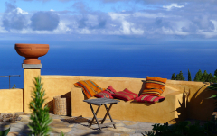 August: Blick auf den Atlantik