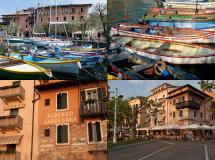 April: Hafen von Torri del Benaco