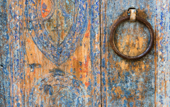 Januar: Tür in Agdz (Draa-Tal)