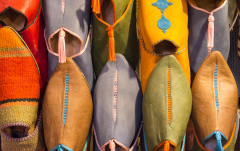 Mai: Pantoffeln (Marrakesch)