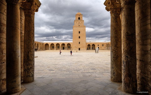 Oktober: Große Moschee in Kairouan 